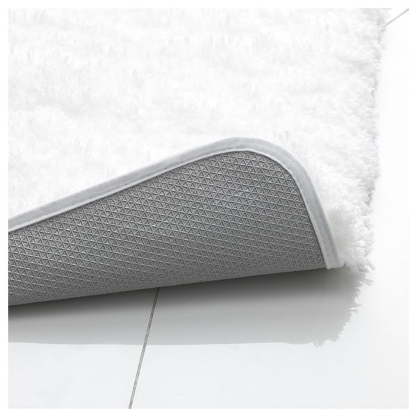 Коврик в туалет АЛЬМТЬЕРН, белый (55x60 см) - схема-чертеж с размерами