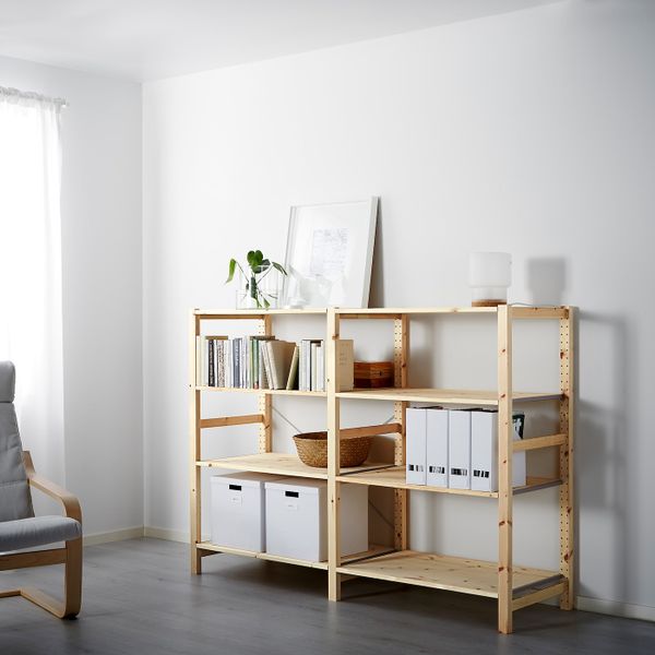 2 секции/полки, сосна 174x50x124 см IKEA IVAR ИВАР 692.483.53 - фото 3