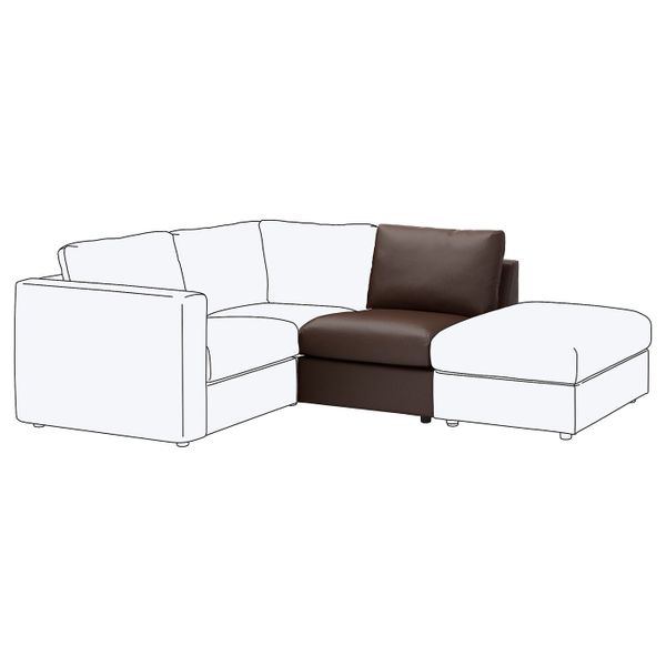 IKEA, вид спереди - схема-чертеж с размерами