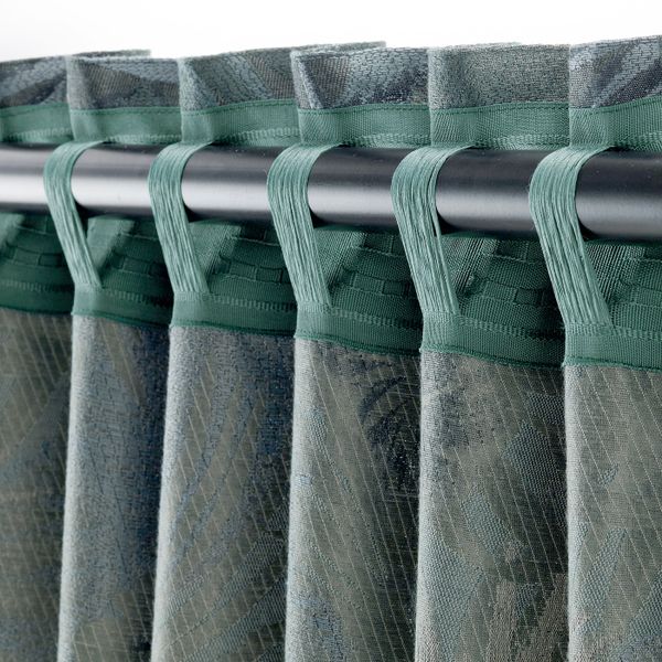 Затемняющие гардины, 2 шт., синий-зеленый 145x300 см IKEA TORGERD ТОРГЕРД 804.216.76 - схема-чертеж с размерами