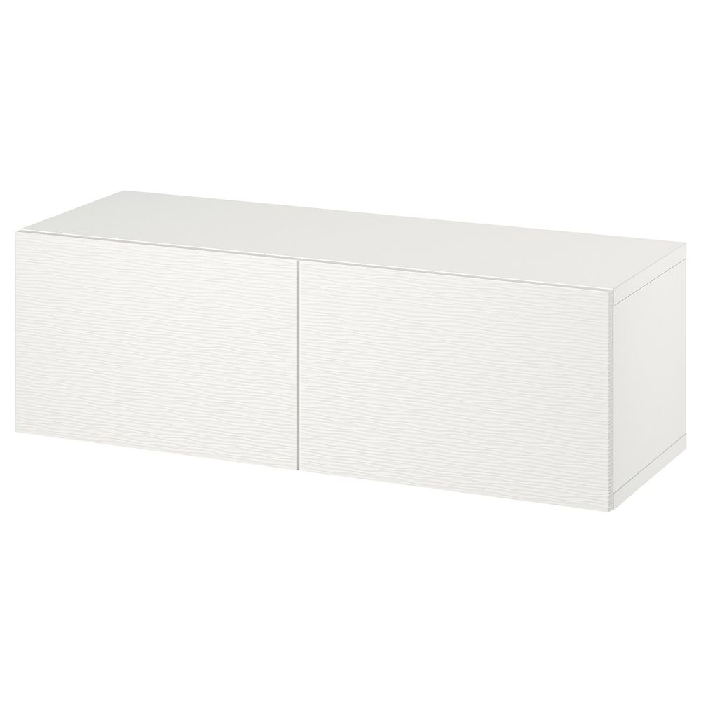 Комбинация настенных шкафов, белый/Лаксвикен белый 120x42x38 см IKEA BESTÅ БЕСТО 294.419.27 - фото 1