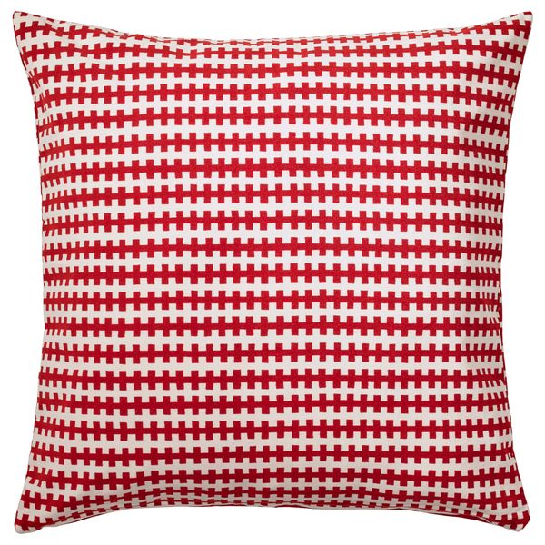 Подушка СТОКГОЛЬМ 2017, красный оранжевый, белый (50x50 см) - фото 1
