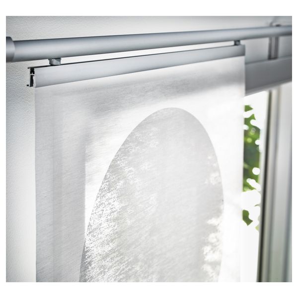 Узкая гардина СЕМИНЕ, белый (60x300 см) - схема-чертеж с размерами