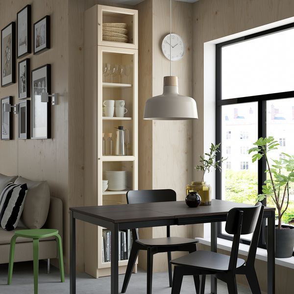 Стеклянная дверь, под березу, 40x35 см IKEA OXBERG ОКСБЕРГ 604.959.51 - схема-чертеж с размерами