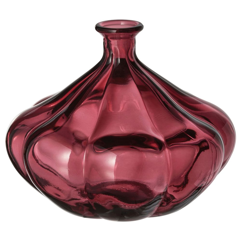 Ваза, темно-красный 11 см IKEA VANLIGEN ВАНЛИГЕН 904.518.37 - фото 1