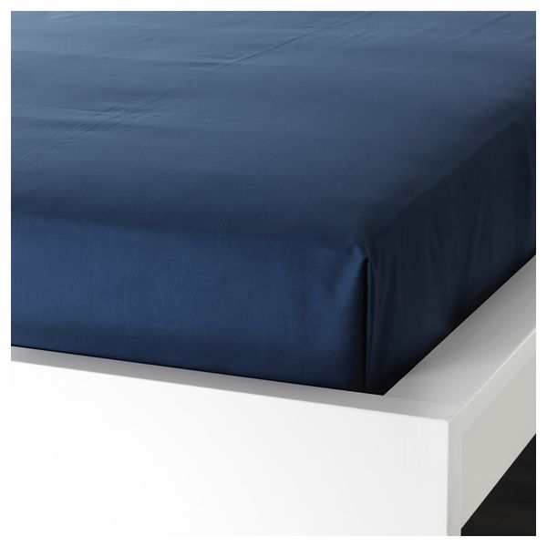Простыня УЛЛЬВИДЕ, темно-синий (150x260 см) - фото 2