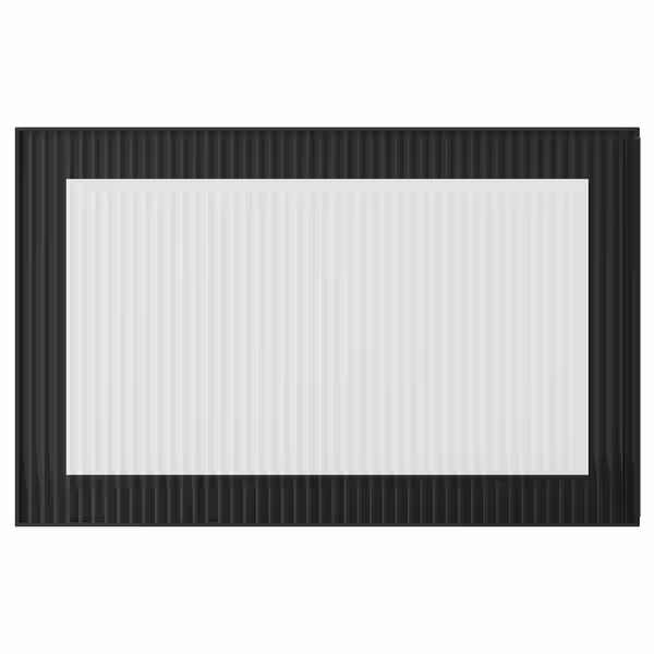 FÄLLSVIK ФЭЛЛСВИК Стеклянная дверь - антрацит/рифленое стекло 60x38 см - фото 1