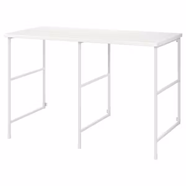 ENHET Комбинация д/хранения - белый/белый ламинат 139x63.5x87.5 см - фото 1