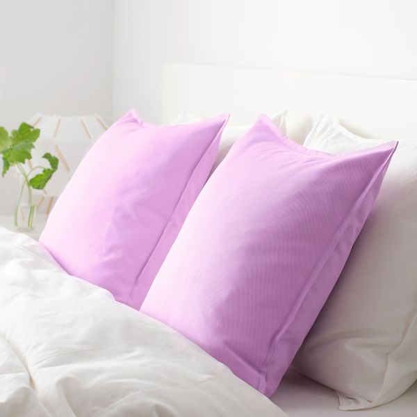 Чехол на подушку, светло-сиреневый 50x50 см IKEA ГУРЛИ 404.650.16 - схема-чертеж с размерами