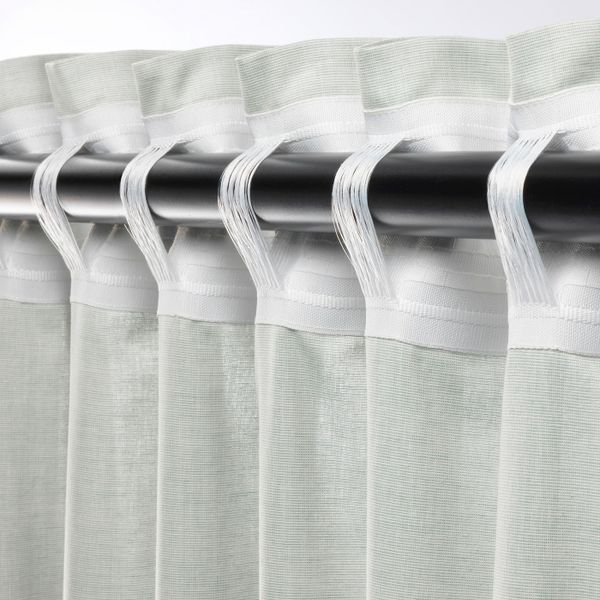 Гардины, 2 шт., светло-зеленый 145x300 см IKEA HANNALILL ХАННАЛИЛЛ 904.173.15 - схема-чертеж с размерами