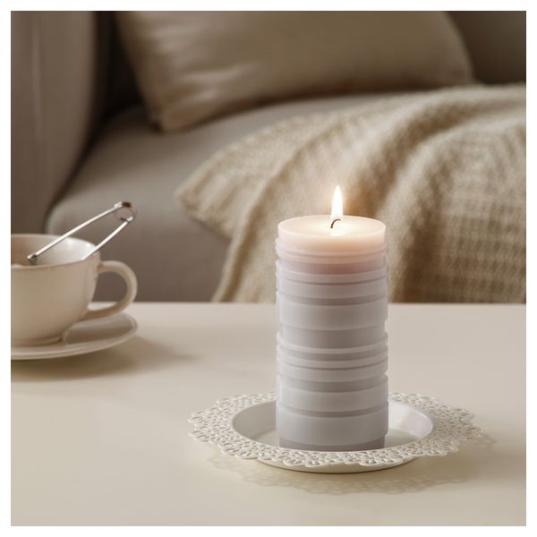 Формовая свеча, ароматическая ФРИСКХЕТ, Горный воздух серый, серый (14 см) - фото 2