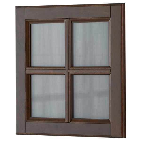 Стеклянная дверь ДАЛАРНА, темно-коричневый - схема-чертеж с размерами