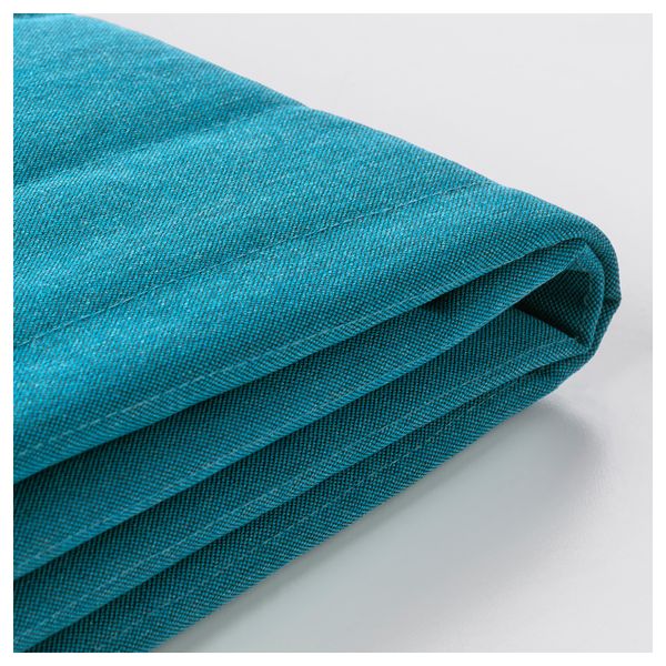 Чехол на 3-местный диван-кровать БЕДИНГЕ, Книса бирюзовый - схема-чертеж с размерами