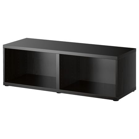 Каркас, черно-коричневый 120x40x38 см IKEA BESTÅ БЕСТО 402.993.24