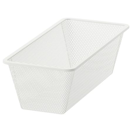 Сетчатая корзина, белый 25x51x15 см IKEA JONAXEL ЙОНАКСЕЛЬ 204.313.10