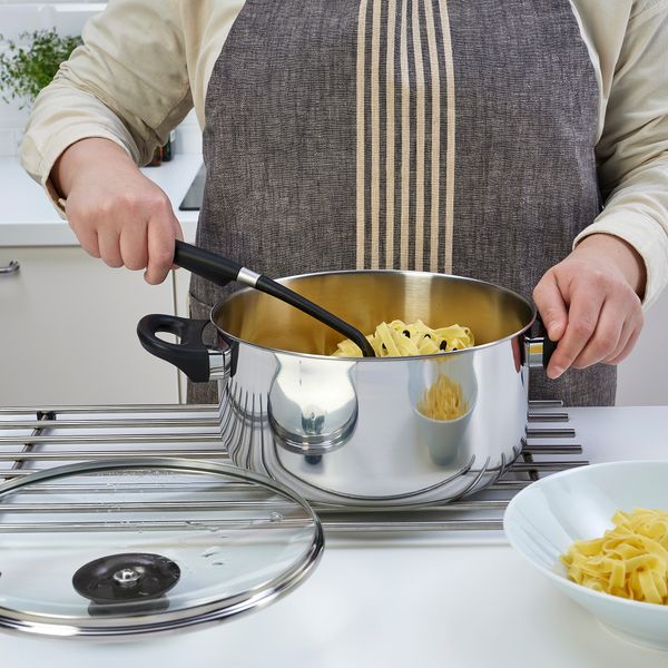 Кастрюля с крышкой, 5 л, стекло, нержавеющая сталь IKEA ANNONS АННОНС 203.668.09 - фото 4