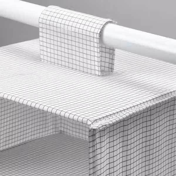 STUK Модуль для хранения/7 отделений - белый/серый 30x30x90 см - фото 7