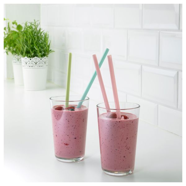 Трубочка СОТВАТТЕН, светло-розовый светло-зеленый, голубой - схема-чертеж с размерами