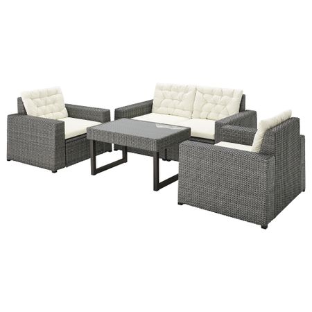 4-местный комплект садовой мебели IKEA SOLLERÖN СОЛЛЕРОН 193.033.99