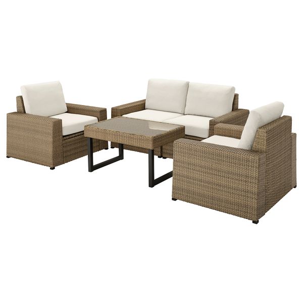 4-местный комплект садовой мебели IKEA SOLLERÖN СОЛЛЕРОН 492.568.67 - фото 1