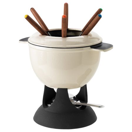 Набор для фондю СЕНИОР, белый с оттенком белый