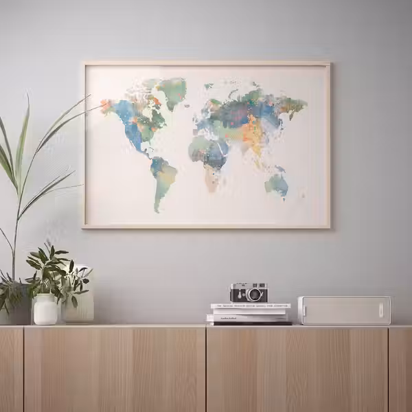 BILD Постер - Мир красок 91x61 см - схема-чертеж с размерами