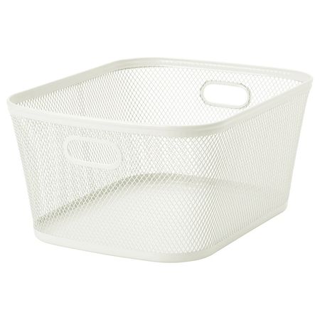 SLÅTTERÄNG Корзина - белый с оттенком 25x32x15 см