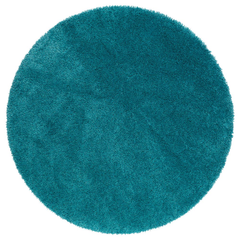 Ковер, длинный ворс ОДУМ, бирюзовый (130 см) - фото 1