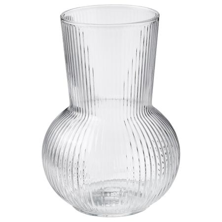 Ваза, прозрачное стекло 17 см IKEA PÅDRAG ПОДРАГ 304.709.90