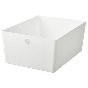 KUGGIS Контейнер - белый 26x35x15 см