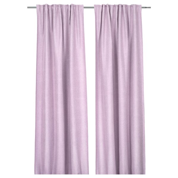 Затемняющие гардины, 2 шт., розовый 145x300 см IKEA INGIMUNDA ИНГИМУНДА 704.803.98 - схема-чертеж с размерами
