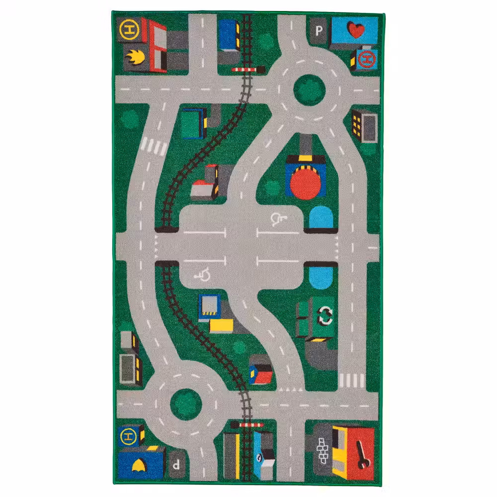 LILLABO Ковер - зеленый 75x133 см - фото 1