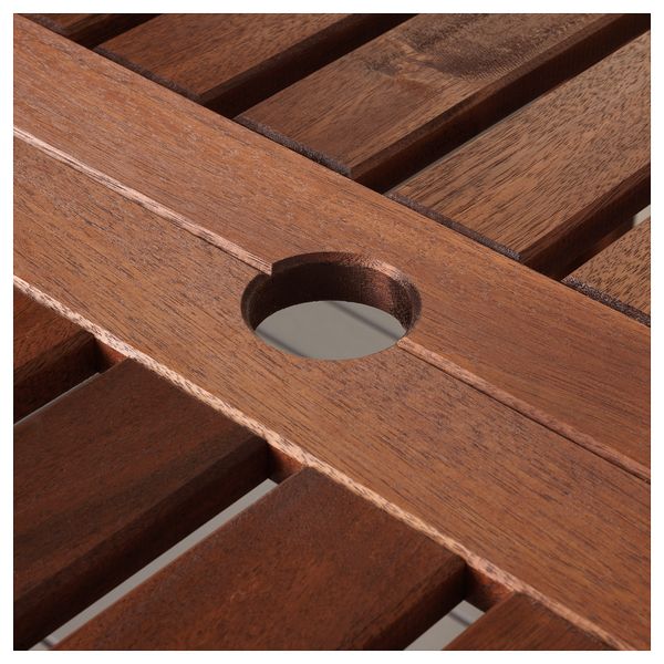 Стол + 6 кресел, для сада ЭПЛАРО, коричневый коричневая морилка - фото 3