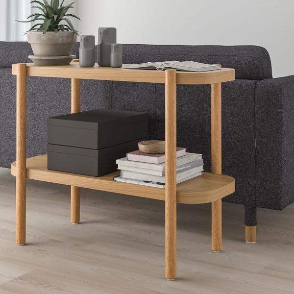Консольный стол, дубовый шпон 92x38x71 см IKEA LISTERBY ЛИСТЕРБИ 905.153.25 - фото 2