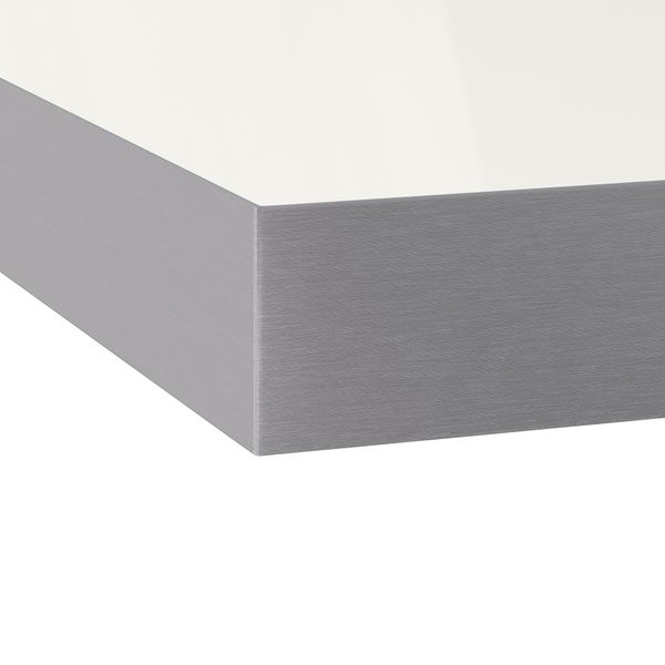 Столешница под заказ, 45.1-63.5x7.7 см, белый глянцевый, ламинат IKEA DEJE 303.455.57 - схема-чертеж с размерами