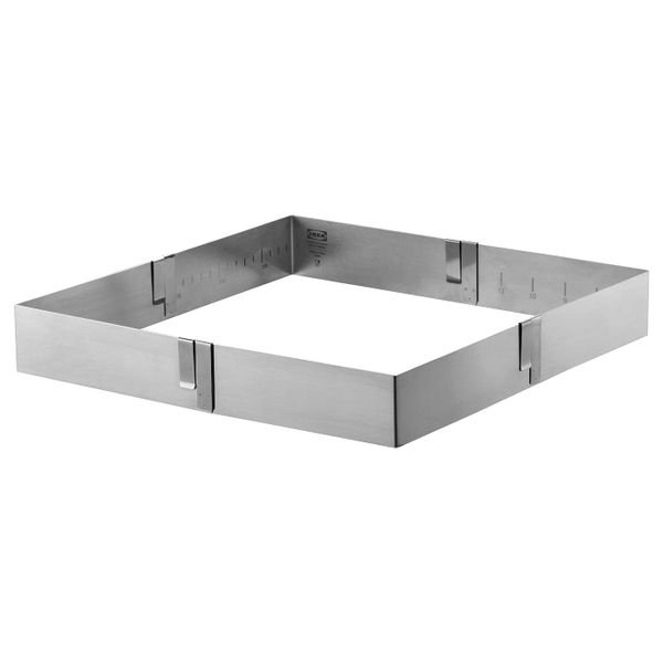 Рамка для выпечки, регулируемая 30x30 см IKEA TÅRTBAK ТОРТБАК 904.855.40 - фото 1