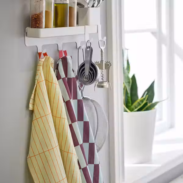 SPJUTLILJA Полотенце кухонное - разноцветный/с рисунком 35x50 см - фото 3