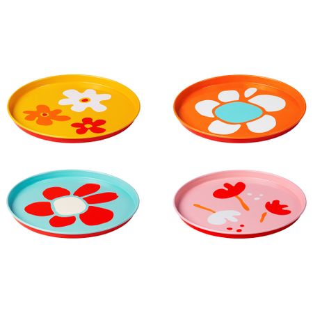 Поднос СОММАР 2019, разные орнаменты, разные цвета (15 см)