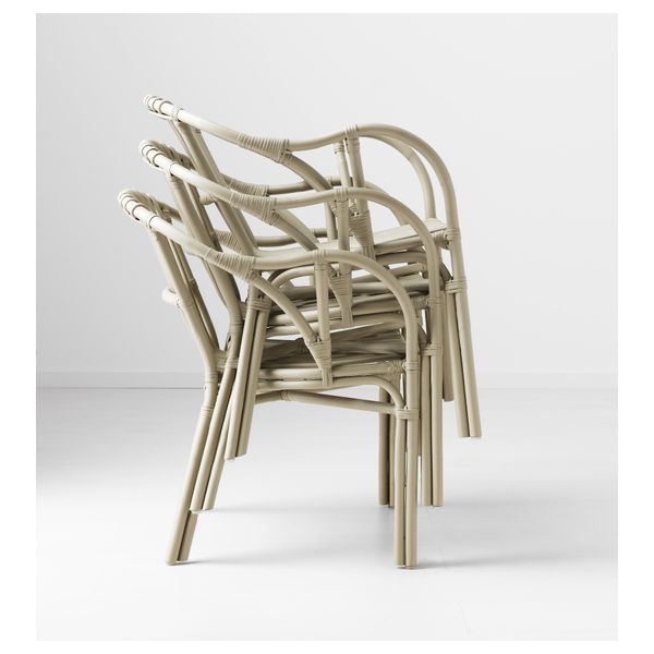 Кресло ХОЛЬМСЕЛЬ, серый - схема-чертеж с размерами