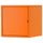 Шкаф ЛИКСГУЛЬТ, металлический, оранжевый (35x35 см)