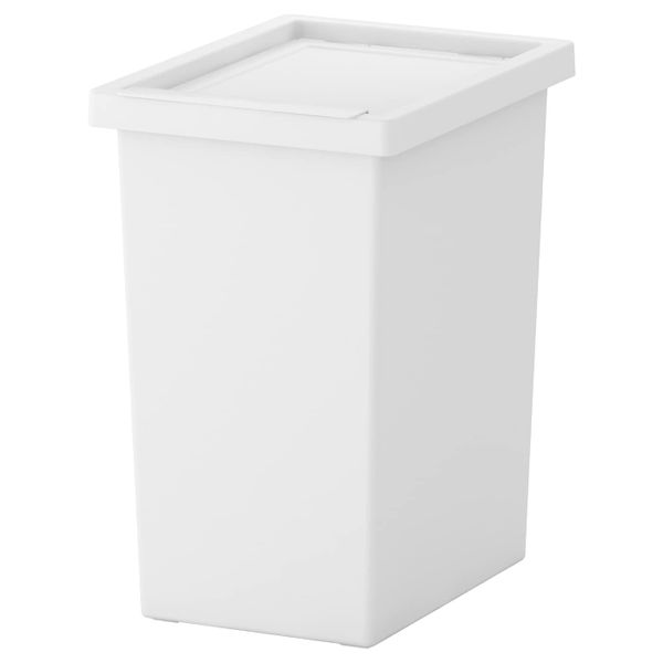 Контейнер с крышкой, белый, 28 л IKEA ФИЛУР 003.754.33 - фото 1