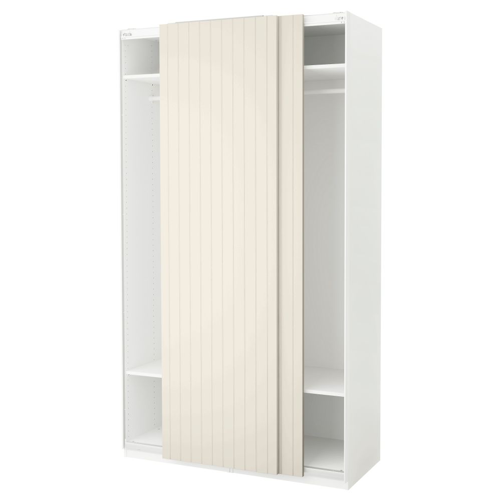 Гардероб ПАКС, белый, Бергсфьёрд белый (150x66x236 см) - фото 1