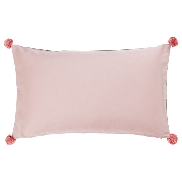 Чехол на подушку, ручная работа зеленый, розовый 40x65 см IKEA MOAKAJSA МОАКАЙСА 104.676.77 - фото 2