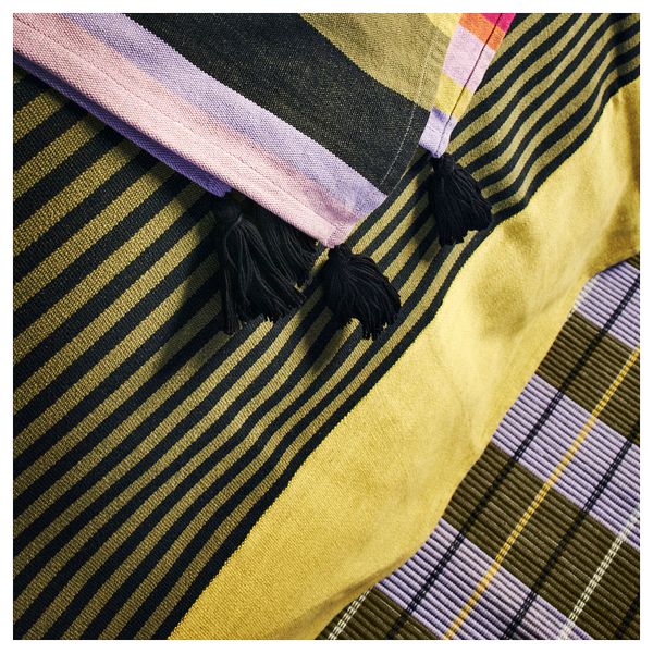 Покрывало, в полоску разноцветный, 160x250 см IKEA MÄVINN 805.749.66 - фото 3