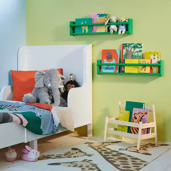 FLISAT Настенный модуль для хранения - зеленый 70x9x16 см - фото 2