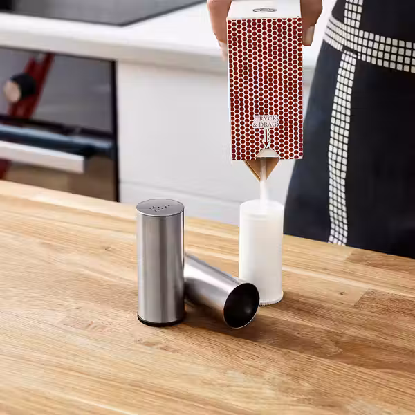 PLATS Солонка/перечница, 2 штуки - нержавеющ сталь - фото 5