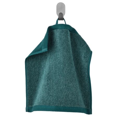 Полотенце, 30x30 см, бирюзовый/меланж IKEA HIMLEÅN ХИМЛЕОН 204.918.46