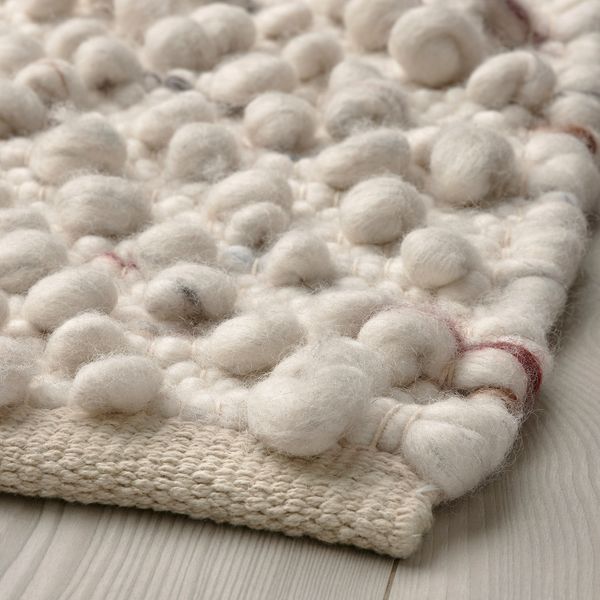 Ковер, безворсовый, 133x195 см, ручная работа белый с оттенком, разноцветный IKEA SVÄRDBORG СВЭРДБОРГ 905.079.24 - фото 3