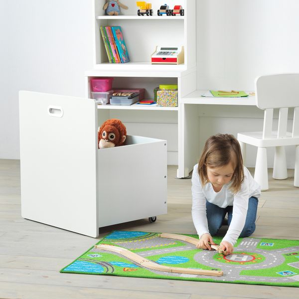 Стол с отделением для игрушек, белый/белый 150x50x128 см IKEA STUVA СТУВА / FRITIDS ФРИТИДС 592.796.32 - фото 3