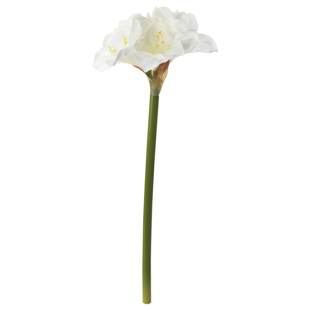 Цветок искусственный СМИККА, Амариллис белый (60 см) - фото 1